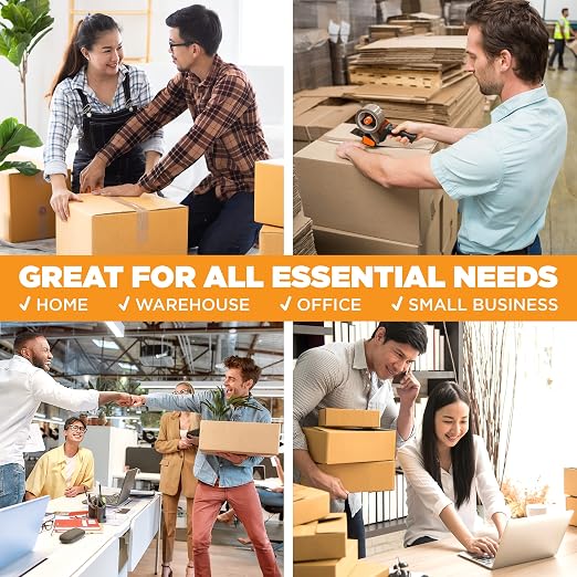 Tape King Clear Packing Tape | 110 Yards Per Roll (6 Rolls) | 1.88 Inch Wide Heavy Duty Packing Tape 2.7mil Strong Adhesive for Moving Boxes, Shipping Cartons, Office Use, Storage (660 Yards)