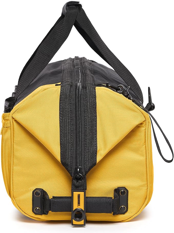 ToughBuilt – Massive Mouth Tool Bag, Heavy-Duty Fabric Wide-Mouth Bag with Rigid Frame, Waterproof Hard Base & Reinforced Handles