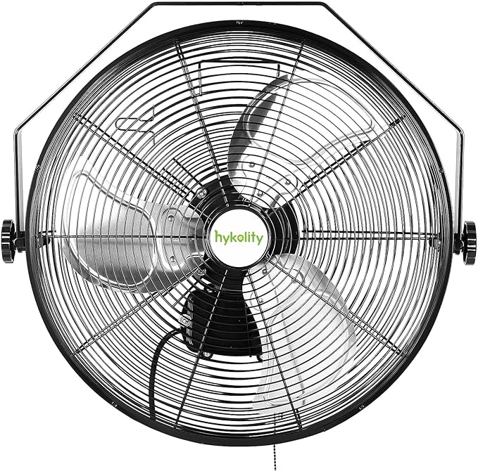 hykolity 5400 CFM 20 in. Outdoor Wall Mount Fan, 3-Speed Industrial Grade High Velocity Outdoor Fans, Waterproof Wall Fan for Patio, Garage, Commercial, and Gazebo - UL Listed