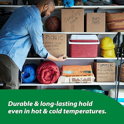 Duck HD Clear Packing Tape - 1 Roll of Heavy Duty Shipping and Moving Packing Tape - Clear Strong Packaging Tape for Boxes, Packing and Moving Supplies - 1.88 In. x 54.6 Yards (297438)