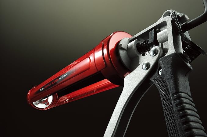 Tajima CNV100SP Convoy Super 12" Caulk Gun, Black/Red