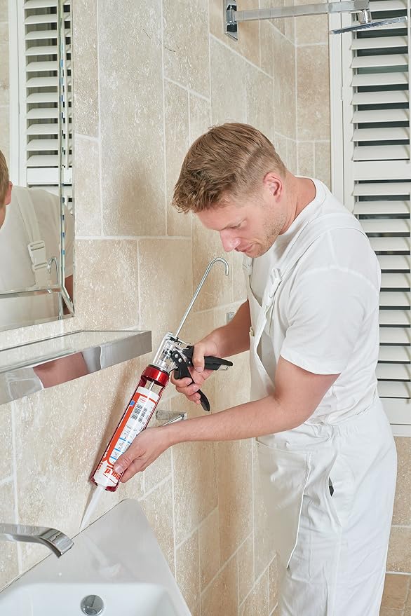 Tajima CNV100SP Convoy Super 12" Caulk Gun, Black/Red