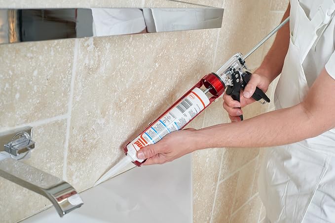 Tajima CNV100SP Convoy Super 12" Caulk Gun, Black/Red