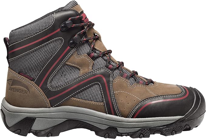 FSI FOOTWEAR SPECIALTIES INTERNATIONAL Men's 7711 Crosscut 6" Steel Toe Puncture Resistant Work Boots