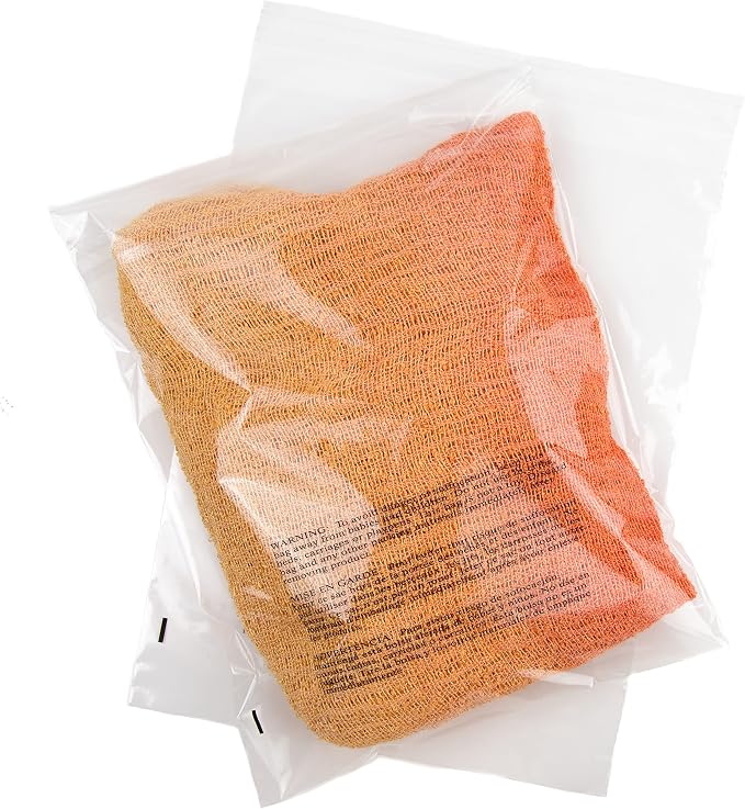 Poly Bags with Suffocation Warning 10x13 - Resealable - 200 Pack - Clear Poly Bags 10x13" - Packaging Bags - T-Shirt Bags - Retail Supply Co