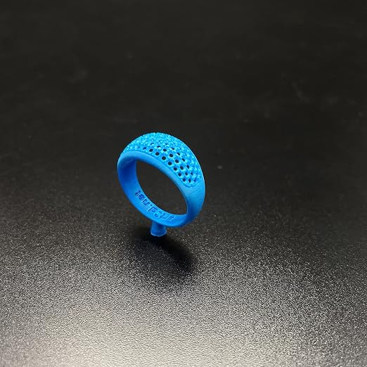 Siraya Tech Cast 3D Printer Resin Easier to Burn and Print Clean Burnout Great Smooth Surface High Resolution Castable 405nm UV-Curing Resin for Thicker Designs and Metal Parts (True Blue, 500g)