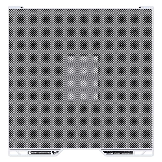 Vision Encoder Plate for Bambu Lab H2S/H2D/H2C 3D Printer,Sub-50µm Motion Accuracy,Injection-Mold-Level Dimensional Precision,Calibration Before Printing Detailed Miniatures or Large Engineering Parts