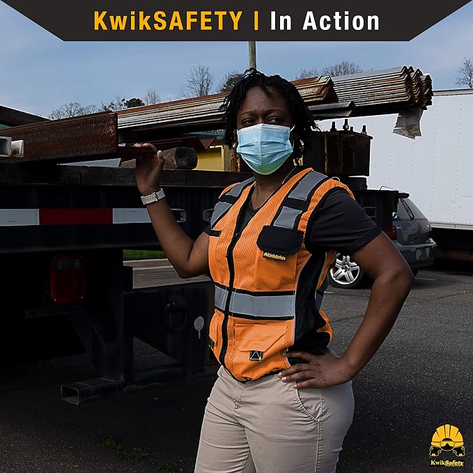 KwikSafety - Charlotte, NC - RoadBOSS Economy & Premium Safety Vest for Women [SNUG-FIT] Class 2 ANSI Tested OSHA