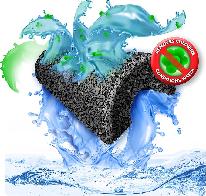 AquaticLife Twist-in Activated Carbon Block Replacement Filter Cartridge for Reverse Osmosis Deionization System RO/RODI Units