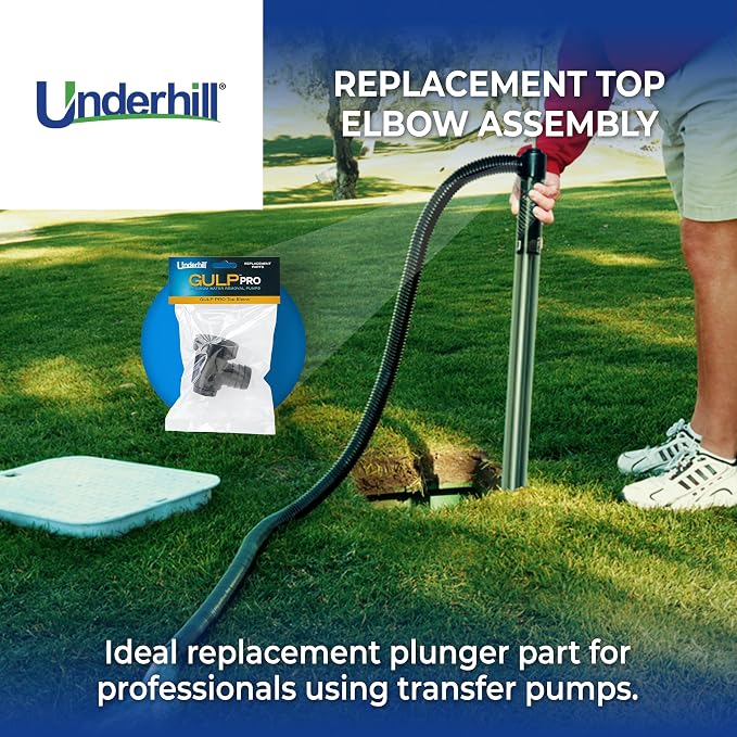 Underhill Top Elbow for Water Pump Big Gulp Pro 36 Inch and Gulp Pro 22 Inch Pumps, Replacement Parts, Repair, A-GRPTE