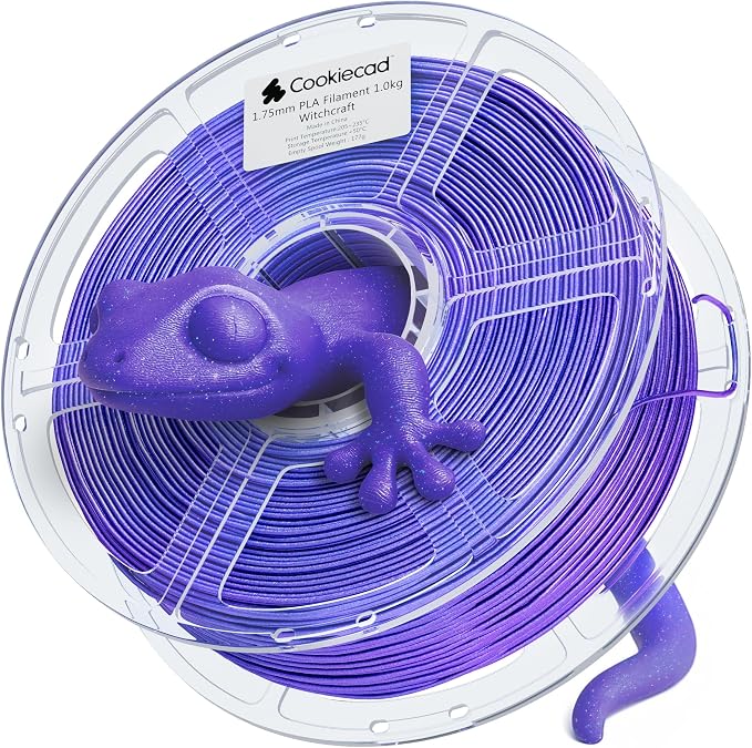 Cookiecad PLA Filament 1.75mm 1kg Iridescent Glitter 3D Printer Filament - Witchcraft Elixir PLA