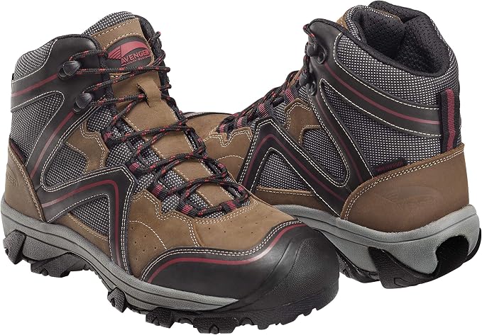 FSI FOOTWEAR SPECIALTIES INTERNATIONAL Men's 7711 Crosscut 6" Steel Toe Puncture Resistant Work Boots