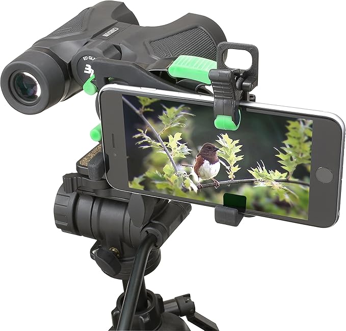 Carson HookUpz 2.0 Universal Smartphone Optics Digiscoping Adapter for Binoculars, Spotting Scopes, Telescopes, Microscopes, Monoculars and More (IS-200)