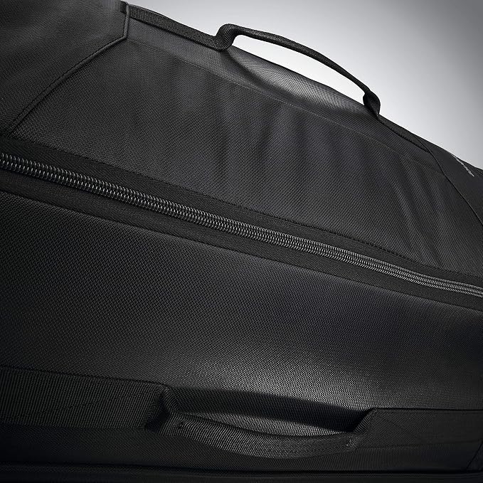 Samsonite Andante 2 Wheeled Duffel Bag – 22-Inch Durable Rolling Luggage with Inline Skate Wheels, Push-Button Handle & Spacious Compartments – Travel-Friendly and Lightweight - All Black