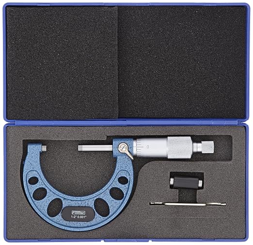 Fowler 52-253-102-1, Premium Outside Inch Micrometer with 1-2" Measuring Range